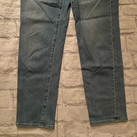 Madewell women 26 cotton blend ripped classic straight blue jeans - Picture 2 of 12